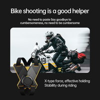 Support de mentonnière pour casque de moto Support de caméra pour casque de moto Support de sangle magnétique à dégagement rapide pour casque de moto