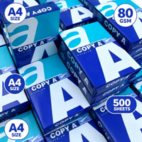 Papel para Impresora A4 M&G 70g, 100% Pulpa de Madera, 500 Hojas, 5 Paquetes, Uso de Oficina