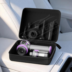 Sac de rangement pour aspirateur, en tissu noir, étanche, étui à outils portable pour accessoires de voiture avec plusieurs embouts - Product Image 1