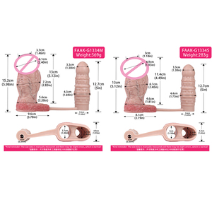 Tapón Anal de Silicona 2 en 1, Dildo Hueco Realista, Alargador de Pene Masculino, Juguetes Sexuales, Masajeador Vibrador de Próstata, Fundas Sexuales Reutilizables para Parejas - Product Image 6