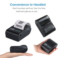 Portátil de la impresora térmica de 58mm recibo mini impresora de bolsillo con ESC/POS usb pequeño móvil impresoras batería recargable