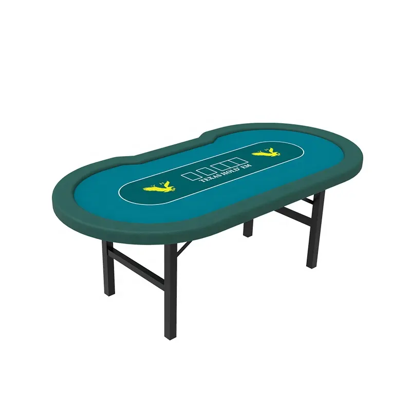 YH 215cm 5CM Espessura Quadrado Dobrável Pernas De Jogo Texas Hold'em Poker Table Top Para Venda