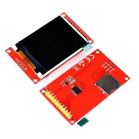Modul Layar LCD TFT 1.44/1.8/2.0/2.4/2.8 Inci IPS 7Pin Layar SPI ST7735/ILI9341 Panel Sentuh Driver 320X240 untuk Arduino ESP32