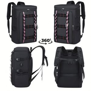 Mochila de Viaje Informal de Nailon de Moda con Compartimento Independiente para Computadora, Gran Capacidad, Compartimento para Zapatos, Impermeable para Hombre - Product Image 5