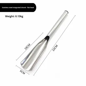 Petite pelle monolithique en acier au carbone pour le jardinage, la plantation de fleurs, le déchaumage du sol, la désherbage des légumes sauvages, l'utilisation domestique - Product Image 4