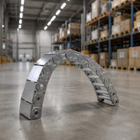 Chaîne de convoyeur à câble en acier TL125, tuyau flexible hydraulique, canal de câble flexible à commande numérique