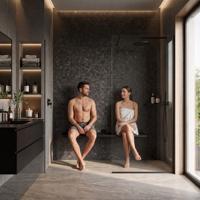 Siège de douche pliable mural robuste de 880 lb, cadre en aluminium, chaise de douche, banc de sécurité pour la salle de bain
