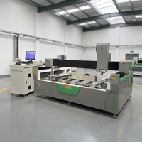 Machine automatique de ponçage et de perçage au laser pour verre et fibre de verre grand format, avec moteur, pompe et engrenage, pour le sablage de miroirs intelligents