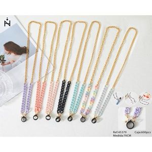Catena per occhiali 70CM con fibbia in plastica tre in uno - Product Image 1