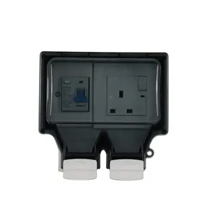 IP66 13A Plastic Waterdichte Doos Waterdichte Outdoor Stopcontacten