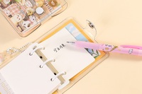 Carnet à feuilles mobiles A7 mini kawaii Bunny's Holiday, pages colorées pour étudiants