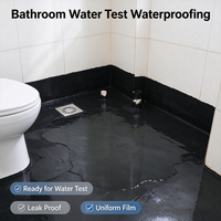 Revêtement imperméable en polyuréthane à base d'eau, peinture imperméable écologique résistante aux UV pour piscine