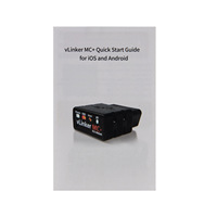 OBD2 OBDII Vgate VLinker MC + PLUS ELM327 Bluetooth OBD 2 Scanner untuk Diagnostik Mobil Alat Otomatis untuk Android IOS BT 4.0