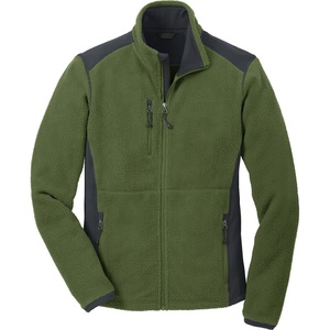Veste polaire homme confortable et isolante à fermeture éclair intégrale, personnalisable, qualité supérieure, très vendue, pour l'hiver - Product Image 1