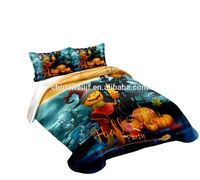 Housse de couette Halloween Ancient Planets Digital Print Single Bedding Set Housse de couette et taie d'oreiller Soft Bedding Set Luxury