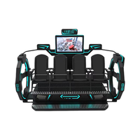 Machine de jeu VR populaire avec sièges dynamiques, cinéma de réalité virtuelle 9D, 4 places
