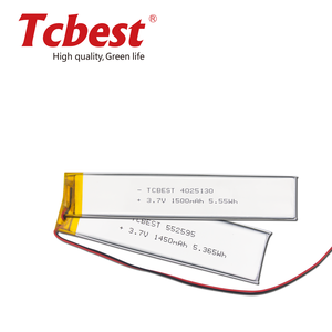 电动工具用可充电聚合物锂电池<span class=keywords><strong>3</strong></span>.7V 4025130 1500毫安时锂离子蓄电池 - Product Image 6