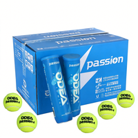 Ballons de tennis de plage ODEA PASSION Series, 57% laine, certifiés ITF, durables, pressurisés, portables, personnalisables, de qualité supérieure
