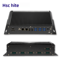 Mini PC industriel Suzhou Hite GM-1220 sans ventilateur, tout-en-un embarqué, 8 Go de RAM, 1 To de stockage, faible consommation d'énergie, anti-poussière
