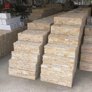 Panneau de parement mural en ardoise de <span class=keywords><strong>grès</strong></span> naturel collé pour l'intérieur et l'extérieur - Product Image 6