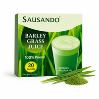 Poudre de jus d'herbe d'orge végétalienne, superaliment vert, boisson détox naturelle à base de plantes, nutrition quotidienne, boisson santé, supplément OEM ODM