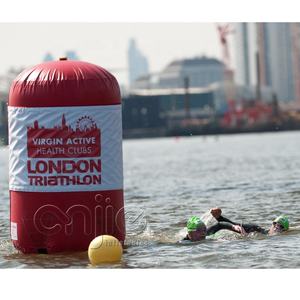 Taille personnalisée PVC l'eau flottant bouées de bain Big River marqueur d'air <span class=keywords><strong>bouée</strong></span> de cylindre <span class=keywords><strong>gonflable</strong></span> - Product Image 1