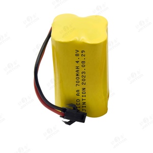 Batería NICD AA <span class=keywords><strong>de</strong></span> 700 mAh y 4,8 V, Baterías <span class=keywords><strong>de</strong></span> Níquel <span class=keywords><strong>Cadmio</strong></span> (nicd) <span class=keywords><strong>de</strong></span> 1,2 V <span class=keywords><strong>para</strong></span> Barco RC HY800 F1 F3 y Autobús Escolar RC F1 - Product Image 1