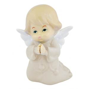 Adorno de Cerámica ANGELET IVORY 6*5.5*8.9, Decoración Creativa y Novedosa para el Hogar - Product Image 1