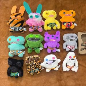 Mainan hewan boneka cakar Super lembut mesin penjual otomatis Polyester hadiah gantungan kunci boneka futgler - Product Image 4