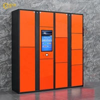 Casier électronique intelligent en libre-service pour le stockage des bagages, aéroport, salle de sport, plage, casiers intelligents pour bagages