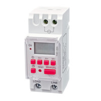 THC-30A 24VDC 30amp Sakelar Waktu Terprogram Mini Timer Digital Kontrol Pengulangan Otomatis Harian Mingguan Layar LCD Bertenaga Baterai DIN