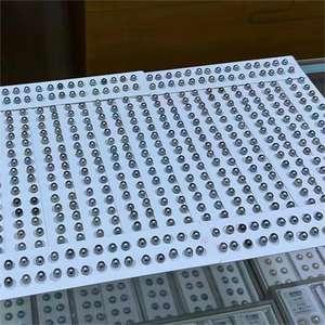 Gioielli raffinati di acqua salata vera perla Akoya 6.5-7mm tinta nera perla di colore pavocktahitiano per la creazione di gioielli fai da te - Product Image 5