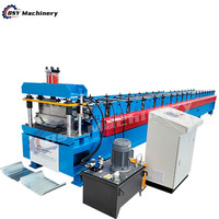 Máquina Profesional Totalmente Automática de Alta Velocidad para Fabricación de Perfiles de Láminas Metálicas para Techos con Costura Vertical 470, con Motor de Rodillo Frío