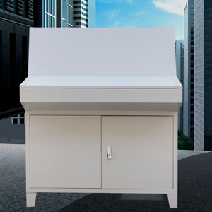 Consola de Control Industrial Ergonómica, Consola de Operador, Caja de Distribución Eléctrica de 7.5kw, Consola de Distribución de Equipos Metálicos - Product Image 3