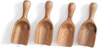 Cuillère en bambou en bois grain de café cuillère à mesurer cuillères à mélanger le café cuillère à café pour miel lait thé sel épices