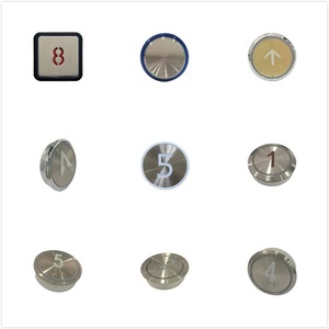 Prix usine de haute qualité 304 bouton poussoir d'ascenseur en acier inoxydable bouton poussoir d'ascenseur carré rond - Product Image 5