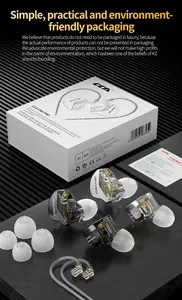 <span class=keywords><strong>CCA</strong></span> <span class=keywords><strong>CRA</strong></span> Pro DLC Diamond Diaphragm Auriculares dinámicos Auriculares HIFI Auriculares Deportes Juego de música Auriculares con cable de 2 pines - Product Image 6