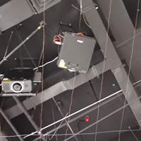 Système de projection laser 7000 lumens pour cartographie immersive sur murs et sols d'expositions numériques en musée