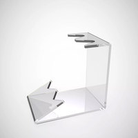 Support de stylo en acrylique de marque OEM fabriqué sur mesure en usine au Guangdong - Élégant présentoir de vitrine