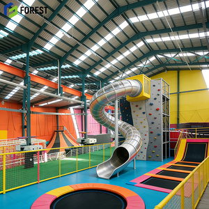 Arena de Trampolines con Estructura de Acero, Centro de Actividades Confiable, Cancha de Dodgeball, Instalación Personalizada de Fabricante, Robusta - Product Image 1