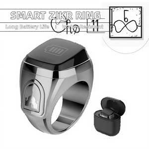 Nuevo Anillo Inteligente Tasbih Zikr, Resistente al Agua, con Pantalla Digital, Control por Aplicación Android, Reloj Despertador, Recordatorio de Oración Musulmana - Product Image 2