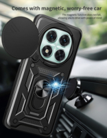 Casing HP Redmi Note 14 Pro & Model Lama, Pelindung Kokoh dengan Penyangga, Bahan Plastik Keras