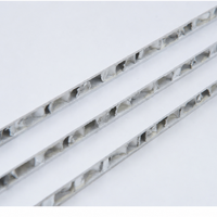 Panneau en aluminium nid d'abeille pour façade d'hôtel, antistatique, résistant à la corrosion, pour la décoration extérieure des bâtiments