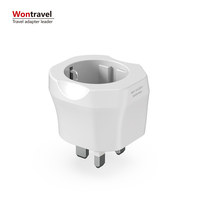 Adaptateur de voyage universel AC, prise européenne 3 broches vers prise britannique, convertisseur 250V 13A