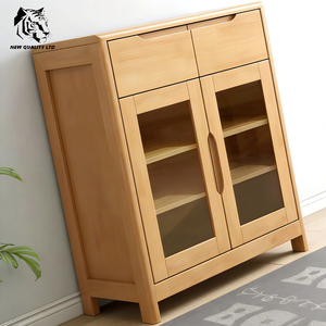 Mueble aparador de comedor de madera de moda, nuevo, de fábrica china, bajo costo, OEM, ODM, personalizable, en stock, listo para enviar - Product Image 5