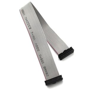 UL2651 AWG28 kabel pita datar 16Pin fleksibel 260MM dengan tabung PVC 1.27mm Pitch kabel Harness tahan lama kabel pengukur - Product Image 1