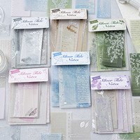 Lot de 18 carnets de notes en papier artisanal Yinxi, série Artistic Bill Style Bullet Journal, décorations DIY