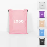 Multi Warna LOGO Kustom Tas Poli Mailer Dapat Terurai Tas Pengiriman Surat Polymailer Plastik untuk Pakaian