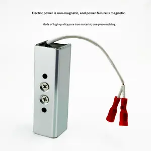 Aspirazione a magneti permanenti DC12V/24V ventosa elettromagnete protezione IP67 in acciaio inox | BYKH-8428 elettromagnete - Product Image 1