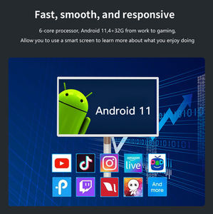 Prix d'usine, machine tout-en-un de 27 pouces pour la diffusion en direct avec écran tactile capacitif 10 points, tablette Android 11 pour usage professionnel - Product Image 3